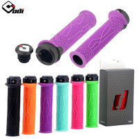 ODI-Empuñaduras antideslizantes de silicona para manillar de bicicleta plegable, goma de bloqueo para descenso, todoterreno, BMX, bicicletas de carretera, bicicleta de montaña