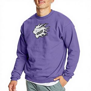 Sweat-shirts et sweats à capuche d'hiver avec logo personnalisé Col ras du cou en coton éponge surdimensionné Motif OEM imprimé - Product Image 1