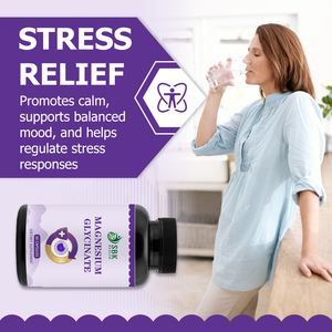 Factory Outlet Magnesium Glycinate Capsules Promotes Calm Nights Restorative Rest Eases Tension Uninterrupted Supports Bone - Product Image 5