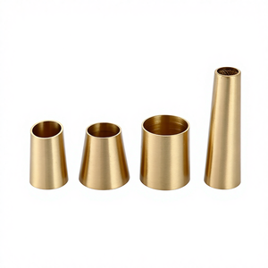 Pièces décoratives en laiton et acier inoxydable usinées CNC de formes multiples avec brochage (OEM) - Product Image 3