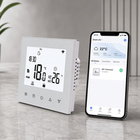 Termostato Inteligente WiFi Tuya 16A, Controlador Digital Programable para Calefacción por Suelo Radiante Eléctrico, Control Remoto, Solución de Calefacción Inteligente