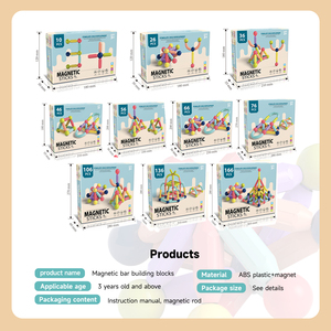 <span class=keywords><strong>Jeu</strong></span> de <span class=keywords><strong>construction</strong></span> éducatif DIY 3D pour enfants, bâtonnets et billes magnétiques, jouets de <span class=keywords><strong>construction</strong></span>, blocs de <span class=keywords><strong>construction</strong></span> en plastique ABS - Product Image 5