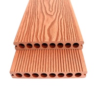 Plancher de terrasse extérieur en composite bois WPC, stable, durable et résistant aux intempéries, aspect bois grainé
