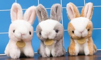 Peluche Lapin Réaliste Personnalisée en Coton PP Anti-Stress, Jouet Doux et Rembourré, Poupée Lapin Personnalisée, Cadeau OEM, Conception Sur Mesure 100%