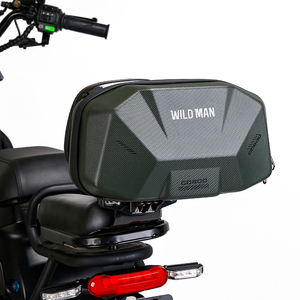 Sac de selle arrière rigide pour vélo électrique et moto WILD MAN GD800 avec conception à dégagement rapide - Product Image 1