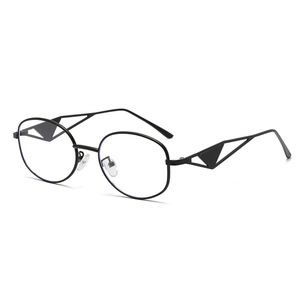 Gafas de Sol Ovaladas para Mujer, Montura Metálica, Protección UV400, Lentes de PC de Marco Completo, YC11256-D6 - Product Image 4