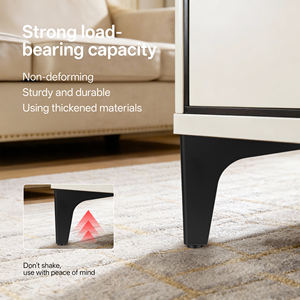 <span class=keywords><strong>Pieds</strong></span> de meubles en métal doré de luxe - <span class=keywords><strong>Pieds</strong></span> robustes à 3 branches avec supports pour lits / tables basses / meubles TV - Product Image 2