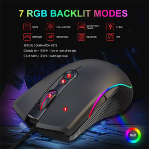 Optical <strong>Custom</strong> <strong>Logo</strong> 7D Optical MAX6400 Adjustable 2020 Gaming <strong>Mouse</strong> Genius - Product Image 3
