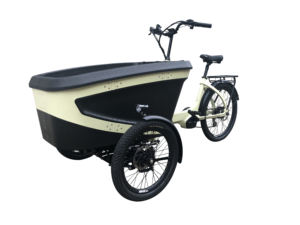 Tricycle électrique 2 places 250 watts <span class=keywords><strong>Bosch</strong></span> Epp Foam ANANDA M81, vélo cargo, vélo électrique pour enfants, cadre de velomobile, assistance au pédalage avec boîte de livraison - Product Image 3
