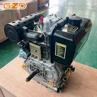 Moteur diesel Changfa 186F à injection directe, monocylindre vertical, 3600 tr/min, 6,5 kW, homologué CE pour groupes électrogènes
