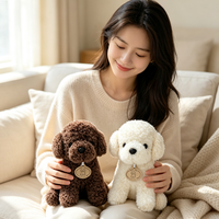 Peluche personnalisée pour chien, en coton PP, super douce, taille et couleur personnalisables, idéale comme doudou de Noël ou pour les touristes