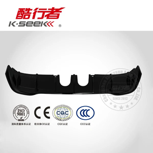 Labio de parachoques trasero de coche negro brillante de Material ABS de aspecto <span class=keywords><strong>R32</strong></span> para VW <span class=keywords><strong>Golf</strong></span> <span class=keywords><strong>8</strong></span> - Product Image 2