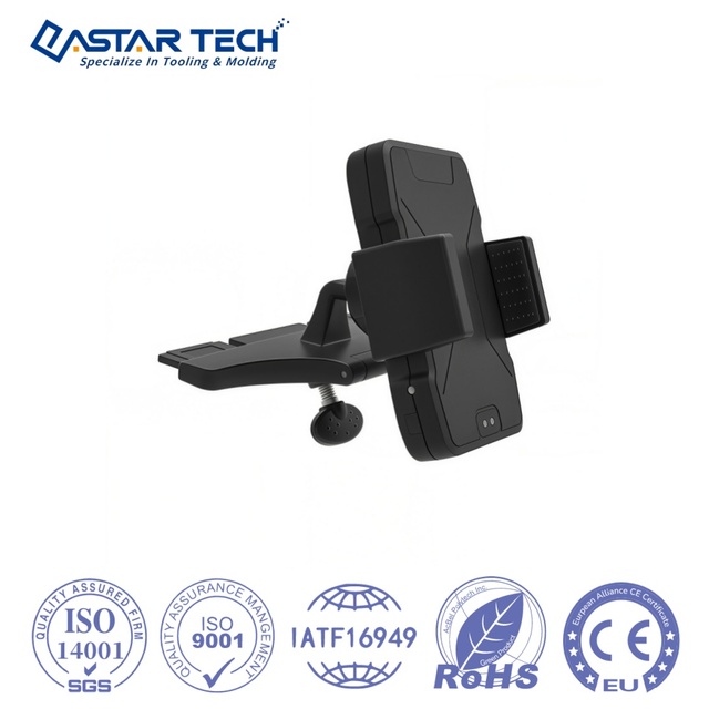 Custom Injection Molded Holder Plastic Components for Sports Cameras & Action Camera