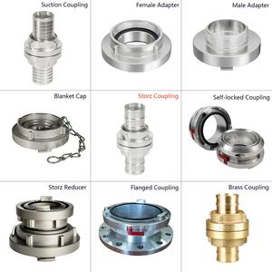 大型4 "6" 8 "10" 12 "TPUレイフラットファイアホース3ラグStorzセルフロックカップリング継手接続 - Product Image 2