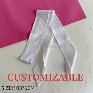 <span class=keywords><strong>LUMI</strong></span> TP-007 Bandeau fin en soie durable et réutilisable, foulards, poignée de sac à main, attaches pour mèches, lot de bandeaux antidérapants pour cheveux de femme - Product Image 6