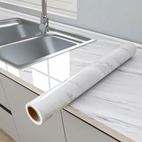 DUUEIHHUER Rouleaux de vinyle auto-adhésifs en PVC de luxe modernes peler et coller le papier peint en marbre imperméable pour la cuisine et la salle de bain