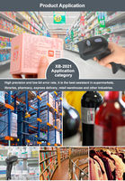 Escáner de código de barras con cable portátil para supermercado Syble, Android, POS, 1D, escáner de código de barras láser