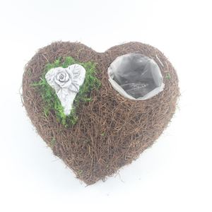 Jardinière en mousse naturelle de conception chinoise moderne, faite à la main, dernier modèle de <span class=keywords><strong>cache</strong></span> <span class=keywords><strong>pot</strong></span> pour l'extérieur, pour fleurs artificielles à la maison - Product Image 5