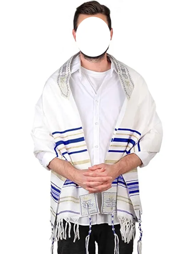 Молитвенная шаль из Израиля унисекс кошерная еврейский Талит полиэстер большая молитвенная шаль с сумкой