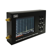Dikkod SA6 6GHz Portable Spectrum Analyzer Signal Generator 35-6200MHz Handheld RF Signal Tester 3.2" Touchscreen (135x80x25mm)