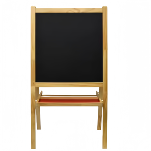<span class=keywords><strong>Tableau</strong></span> d'écriture à la <span class=keywords><strong>craie</strong></span> encadré de bois pour enfants avec <span class=keywords><strong>chevalet</strong></span> - Product Image 2
