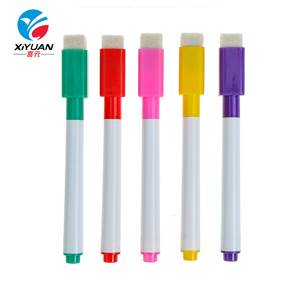 Xy tẩy 12 màu sắc đầy màu sắc khô xóa bảng đánh dấu với bàn chải an toàn không mùi mịn bằng văn bản trên bảng trắng hoặc bề mặt khác - Product Image 1