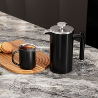 Mug à café isotherme à double paroi en acier inoxydable HIGHWIN personnalisé 230/350/500ml multicolore pour le camping en plein air