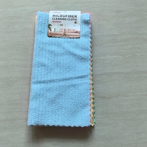 5パックマイクロファイバー小型スクエアタオルカットエッジレイジーラグ食器用ノンスティックオイルマルチカラーオプション工場 - Product Image 2