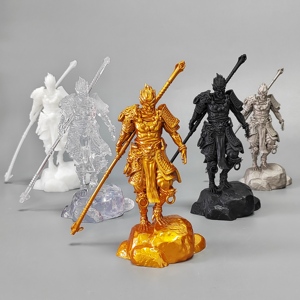 Figurine Wukong très vendue, modèles imprimés en 3D de haute qualité en résine et métal, services d'impression 3D personnalisés SLM SLA SLS - Product Image 6