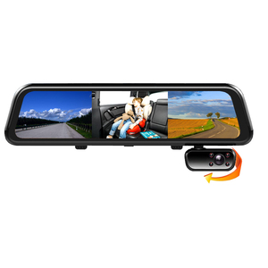 Espejo retrovisor DVR para coche, cámara frontal y trasera de 12 pulgadas, OEM, Full HD, 1080P, 3 cámaras, IATF16949 - Product Image 6
