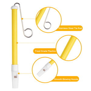 Nostálgico de plástico <span class=keywords><strong>para</strong></span> niños, silbato de alta calidad con barra de lazo, Tobogán, flauta, regalo nostálgico, Juguete Musical de Pvc - Product Image 5