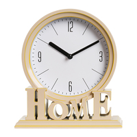 Nouvelle décoration de la maison salon cadeau Unique horloge de bureau silencieux créatif rétro vente chaude personnalisé OEM horloge de bureau