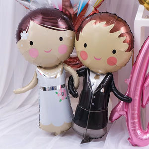 <span class=keywords><strong>Serie</strong></span> del Día de San Valentín amor forma de calor globo de papel de aluminio fiesta helio Mylar globos para decoración del banquete de boda - Product Image 4