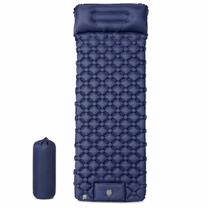 Materassino Gonfiabile Singolo per Campeggio in Nylon 40D con Pompa d'Aria Integrata, <span class=keywords><strong>Materasso</strong></span> ad Aria Impermeabile per Escursionismo - Product Image 5
