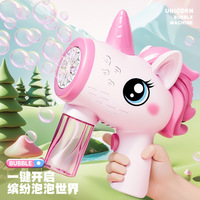 Machine à bulles portable entièrement automatique transfrontalière, jouet de Noël avec lumières, souffleur de bulles en plastique, cadeau pour enfants