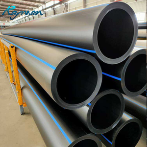 Tuyau d'eau en plastique PE HDPE, couleur bleu noir, 200mm, 315mm, 400mm, 630mm, 800mm, PN16, PE100, prix d'usine - Product Image 1