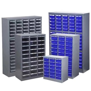 Nhựa ngăn kéo các bộ phận Tủ Stackable thép tủ hội thảo <span class=keywords><strong>Modular</strong></span> Tủ lưu trữ hộp bu lông và đai ốc - Product Image 4