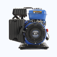 Pompe Auto-amorçante Dinking 1,5" à Haut Débit, Moteur à Essence Portable pour Eau Claire 87cc, Vente Directe Usine, QDZ40-36