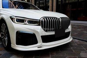 Lame de pare-choc avant en Fiber de carbone, accessoire de voiture, <span class=keywords><strong>BMW</strong></span> série 7 G11 G12 730 740 <span class=keywords><strong>750</strong></span> 760 m-tech Sport <span class=keywords><strong>2019</strong></span> — 2022, Sedan 4 portes - Product Image 5