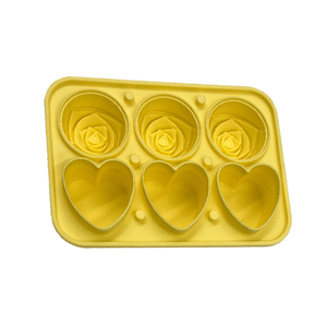 Máquina de bolas de cubitos de hielo de silicona sin BPA de grado alimenticio, forma de corazón de rosa, romántica para bebidas de whisky, bandeja de liberación de fácil uso DIY - Product Image 5