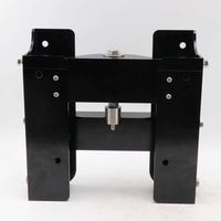 Promotion : Support fixe réglable pour moteur hors-bord marin, plaque de montage manuelle noire de 4 pouces pour moteur hors-bord, accessoires de bateau