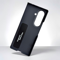Étui avec béquille en Fiber de carbone pour Samsung Galaxy Z Fold8 Fold 8 Ultra, avec 2 protections d'écran en verre trempé, housse de téléphone Funda