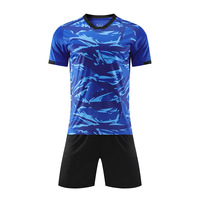 Seragam Sepak Bola Pria Slim-Fit Super Cepat untuk Latihan & Pertandingan Musim Panas, Jersey Lengan Pendek Custom Grosir