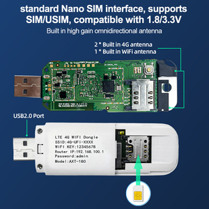 Fábrica 150Mbps 2,4G Lte Mobile Wi-fi Hotspot Router Usb 4G USB Wifi Dongle con ranura para tarjeta Sim - Product Image 4
