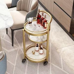 Chariot de service mobile moderne en métal pour salon, salle à manger, hôtel, restaurant, manucure, coiffure, thé et esthétique - Product Image 3