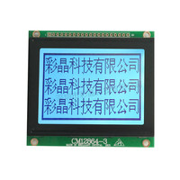 Module d'affichage LCD matriciel STN 128x64 points personnalisé 2026, petit format carré 128x64, rétroéclairage LED graphique ALP, interface parallèle