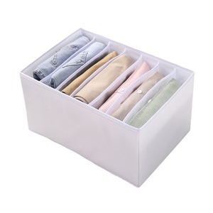 <b>Clothes</b> <b>Storage</b> Organizer With Divider Rectangle Foldable No Lid For Pants And Shirts Home Wardrobe Use - Product Image 3