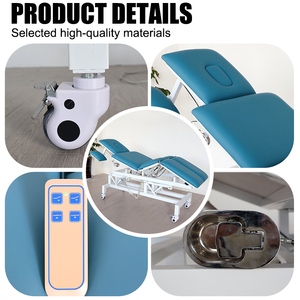 Table de massage multifonctionnelle électrique réglable pour ostéopathie, lit de chiropratique, table de traitement à 2 moteurs pour hôpital et <span class=keywords><strong>clinique</strong></span> - Product Image 4