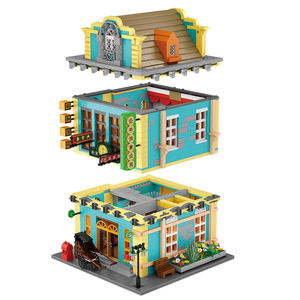 Juego de Regalo de Construcción y Modelo LOZ, Gran Venta, Bloques de Construcción Educativos con Vista a la Calle y Casa de <span class=keywords><strong>Subastas</strong></span> para Niños - Product Image 3