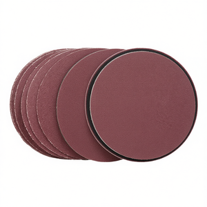 Fervi Abrasive <b>Discs</b> With Adhesive Backing 5 In Round Sanding <b>Discs</b> For Wood <b>Metal</b> Finishing - Product Image 2